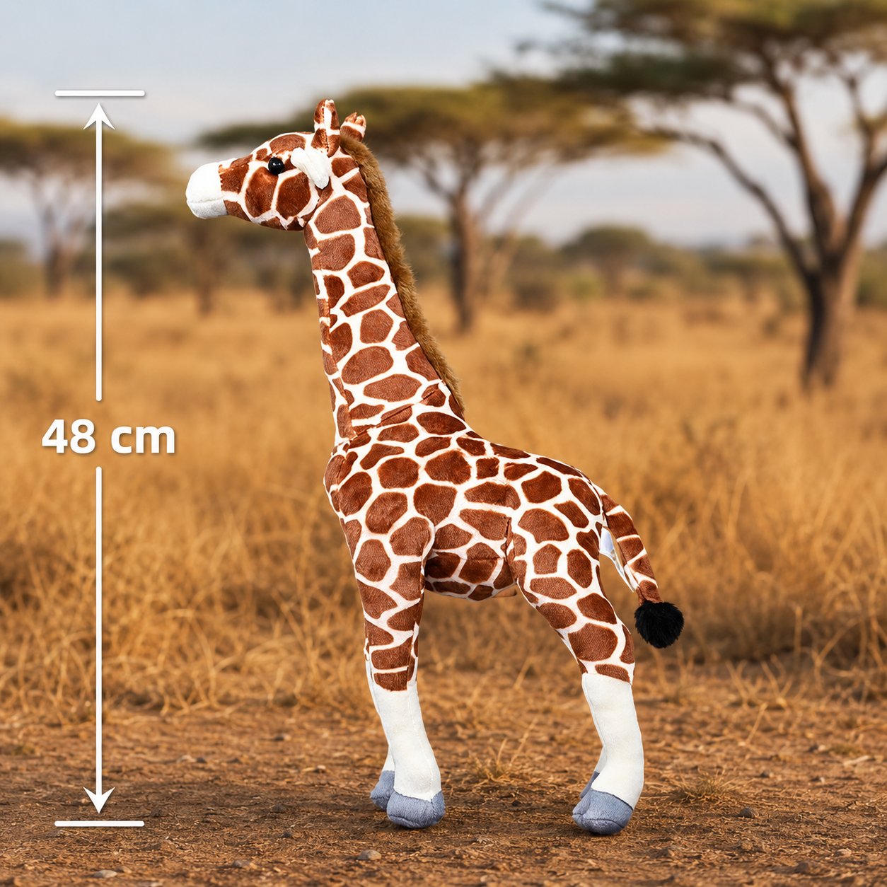 Realistic Giraffe Plush