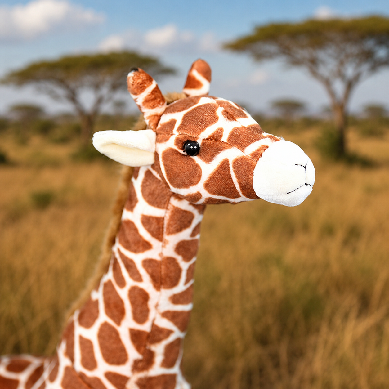 Realistic Giraffe Plush