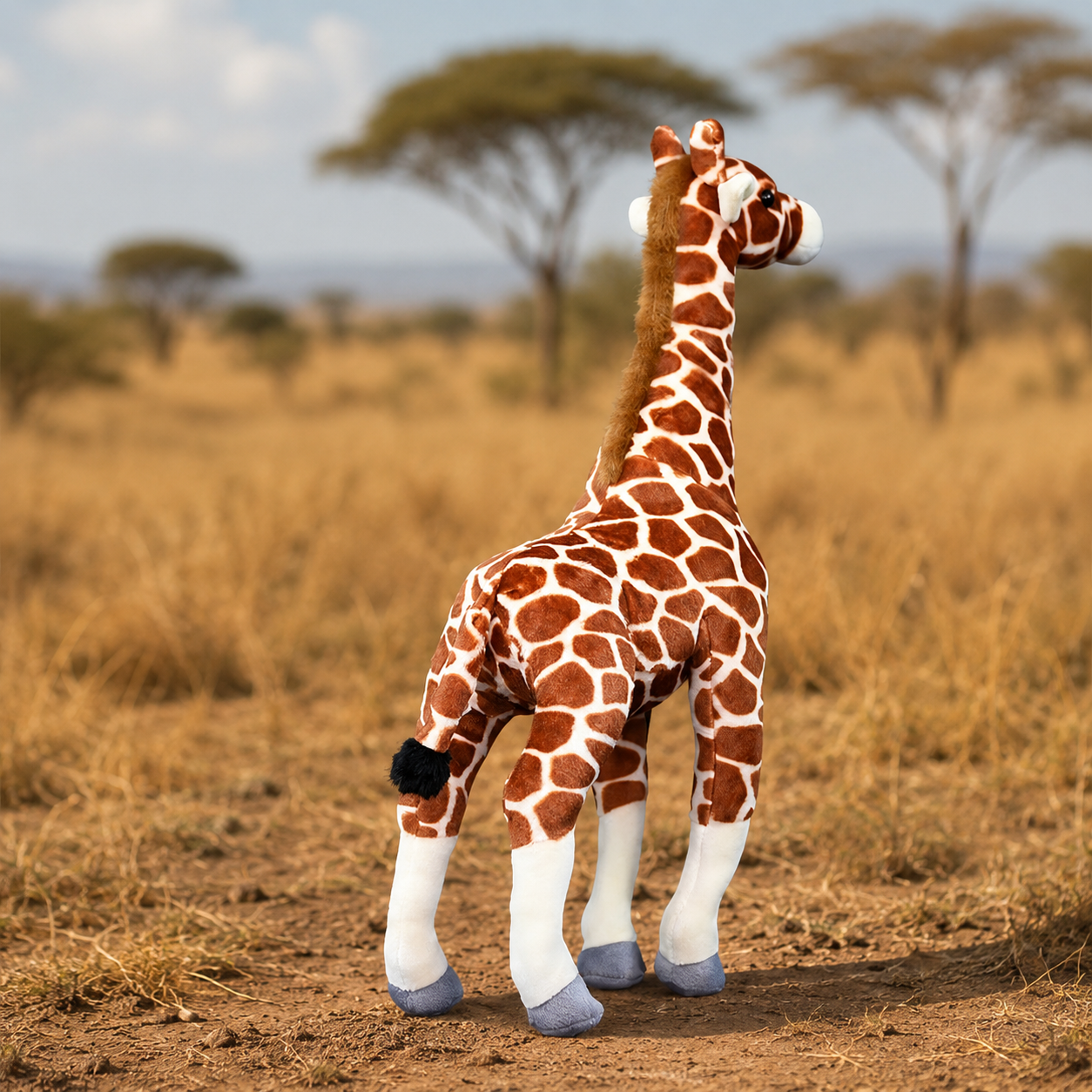 Realistic Giraffe Plush
