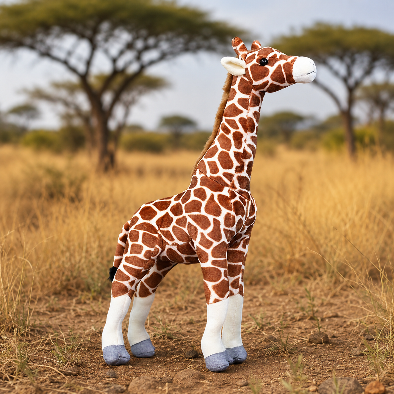 Realistic Giraffe Plush