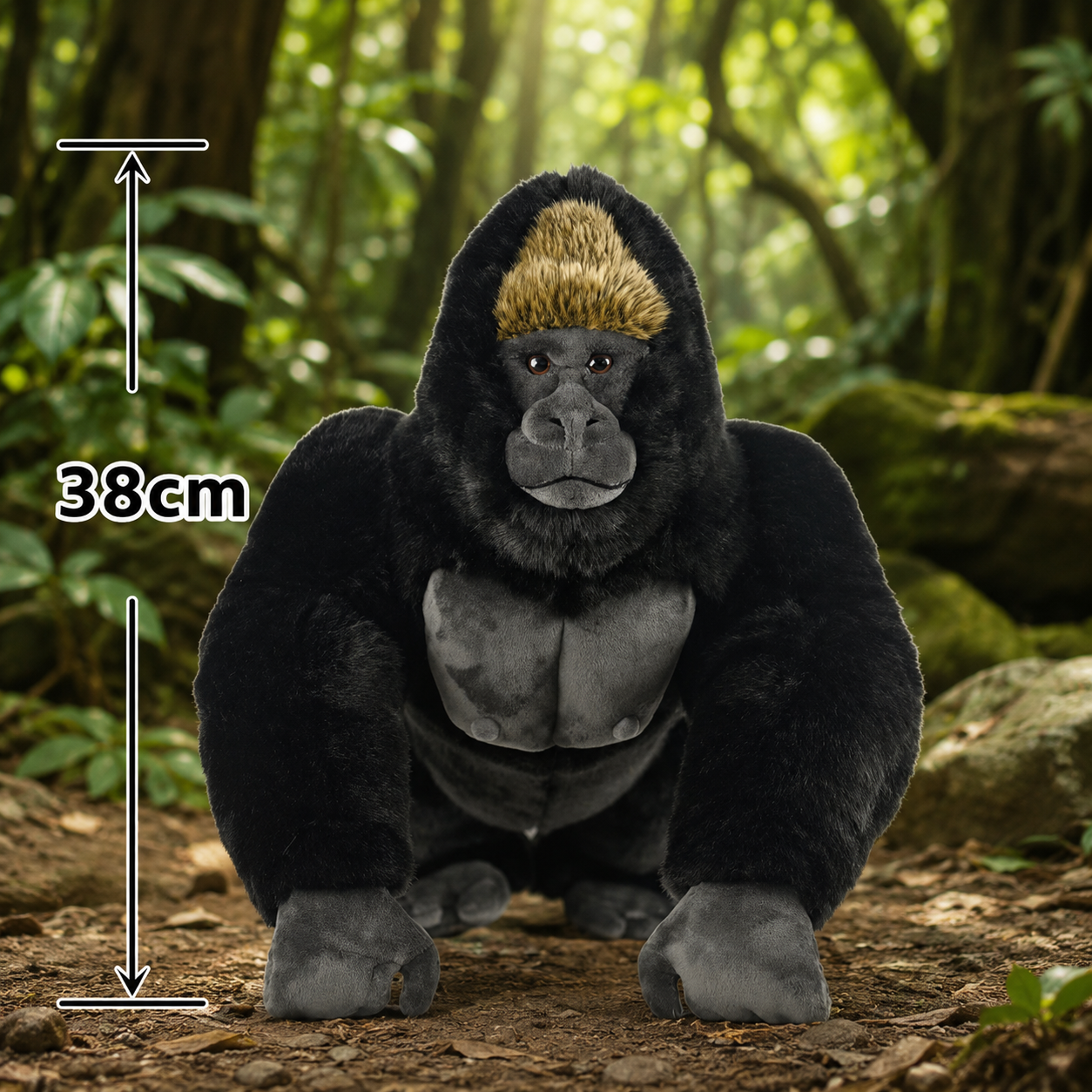 Realistic Gorilla Plush