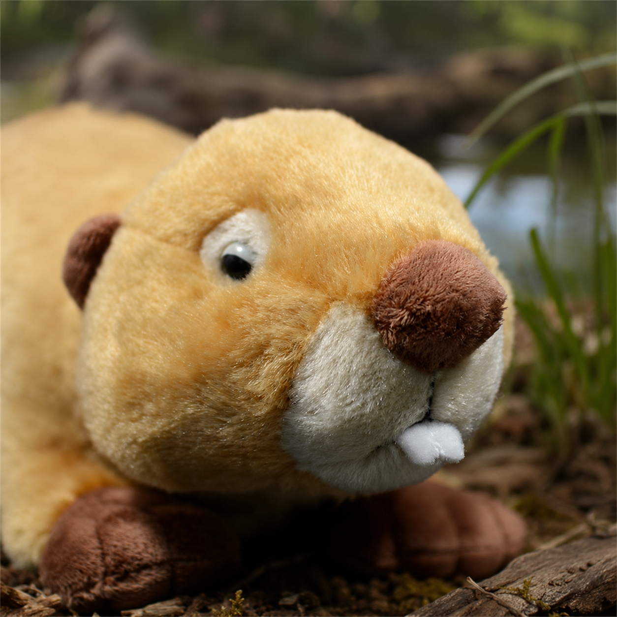 Realistic Beaver Plush