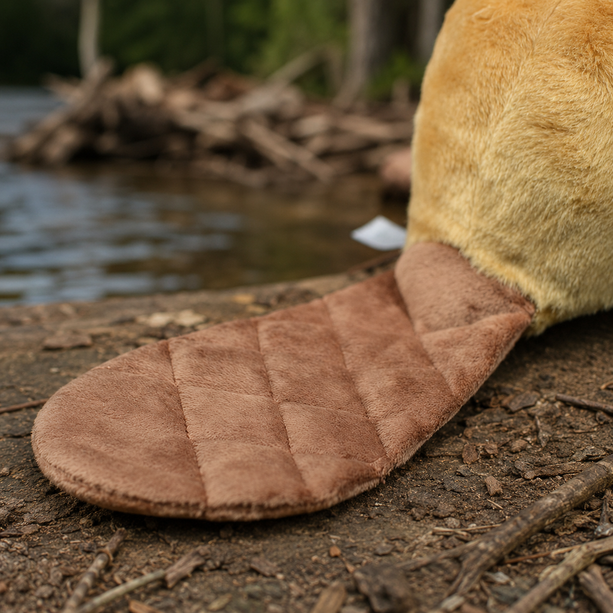 Realistic Beaver Plush