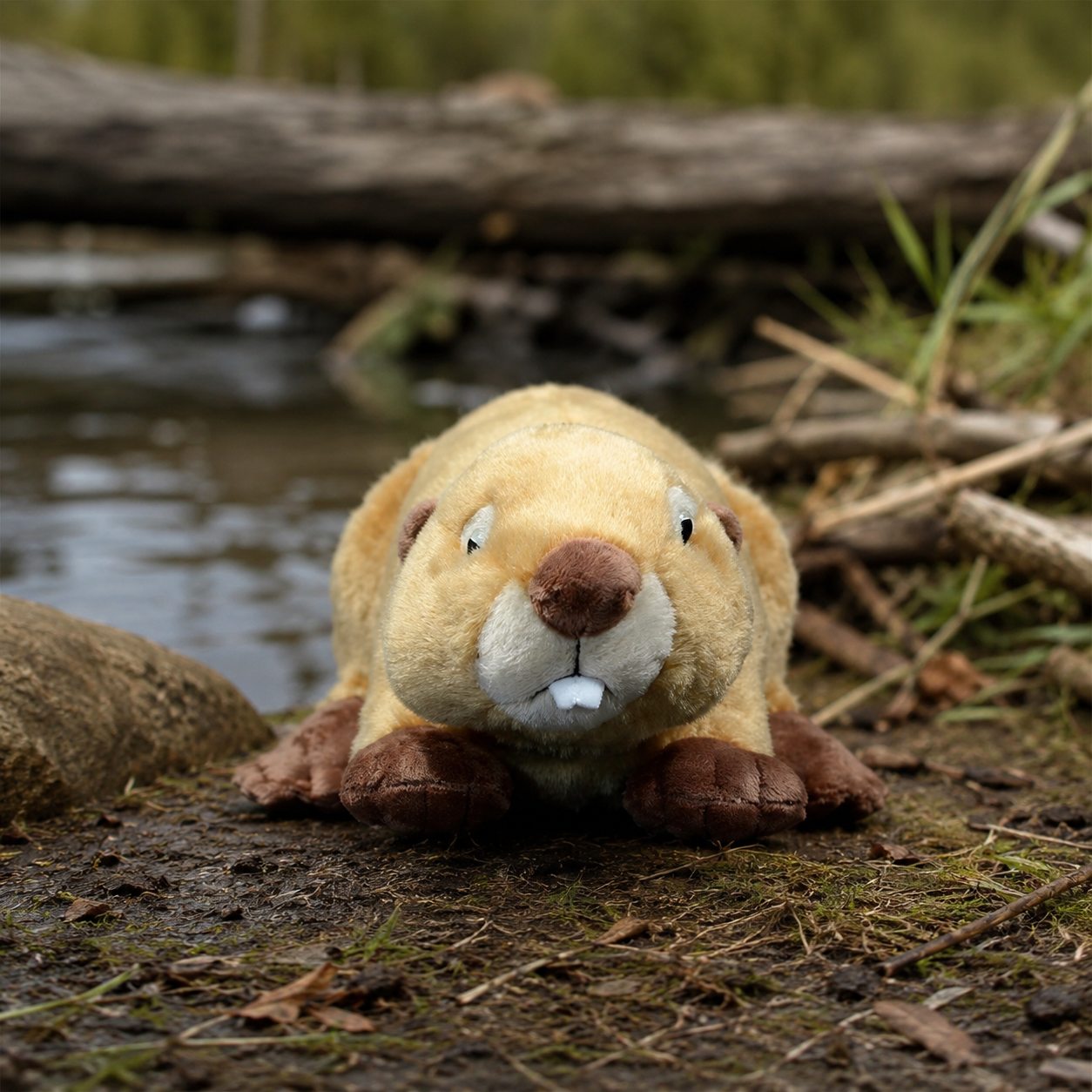 Realistic Beaver Plush