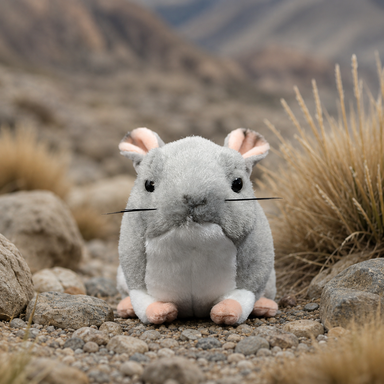 Realistic Chinchilla Plush
