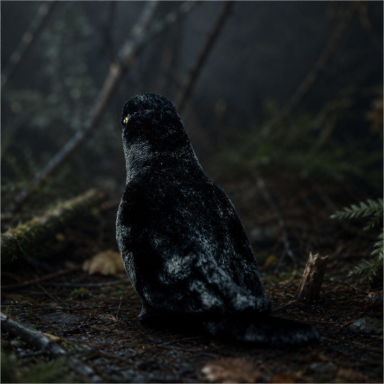 Realistic Crow Plush