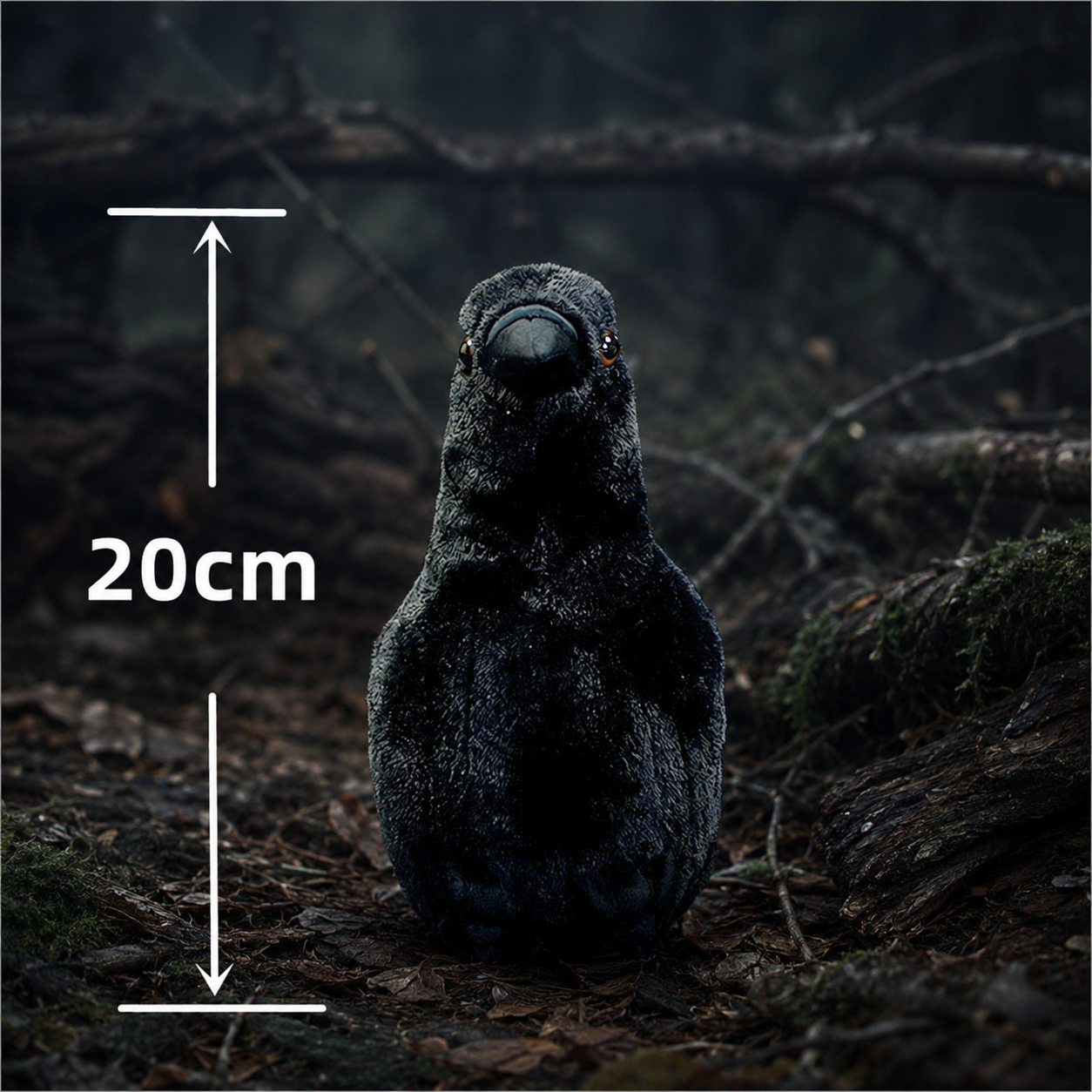 Realistic Crow Plush