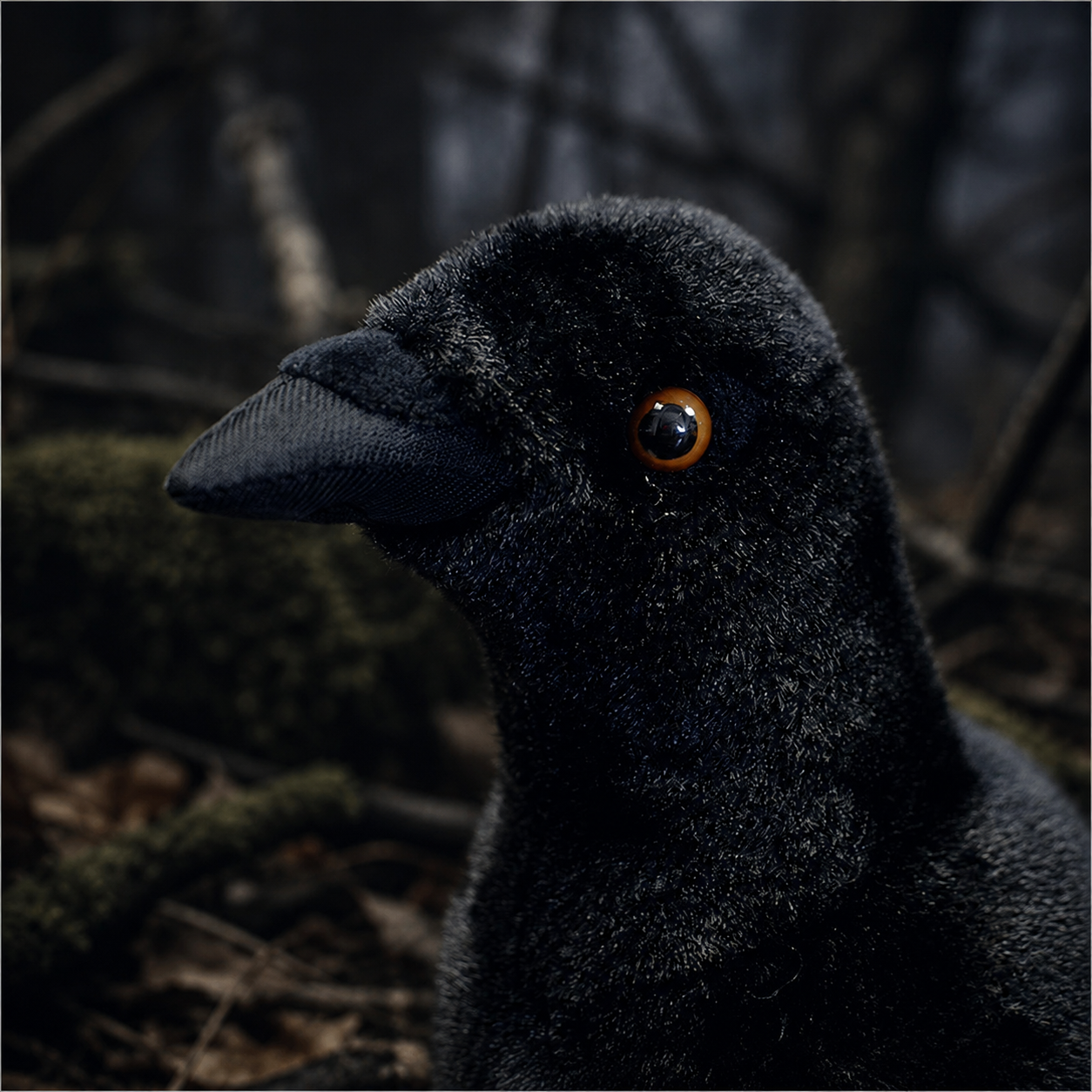 Realistic Crow Plush