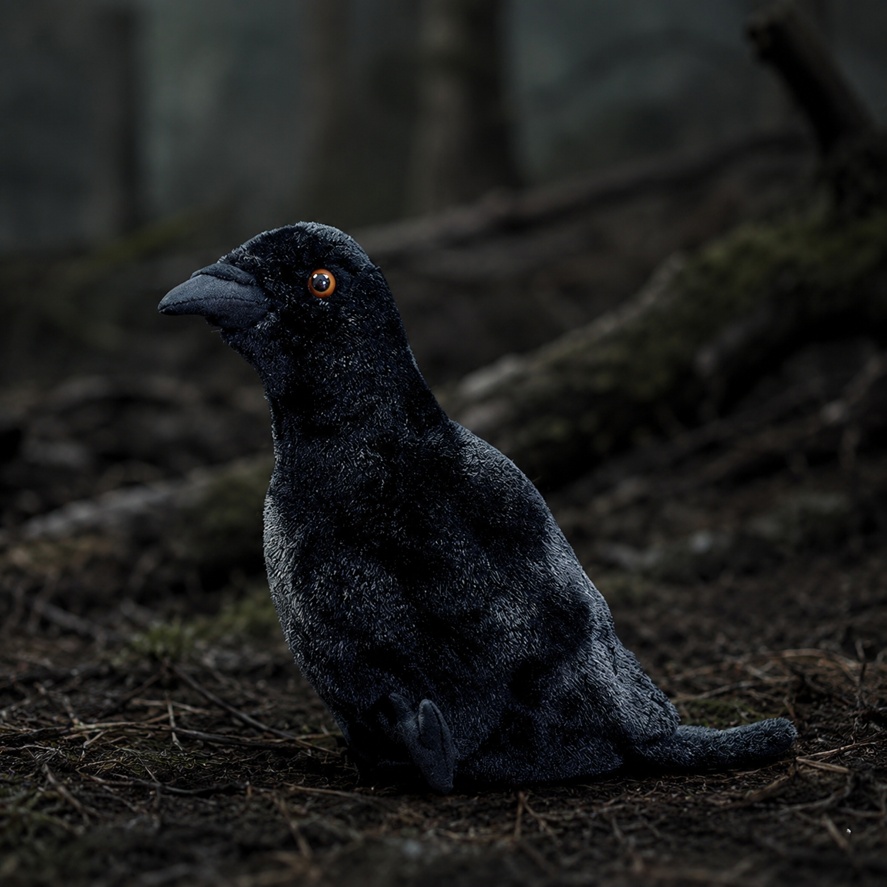 Realistic Crow Plush