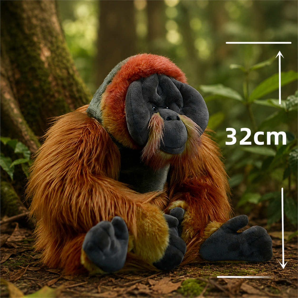 Realistic Orangutan Plush