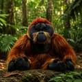 Realistic Orangutan Plush