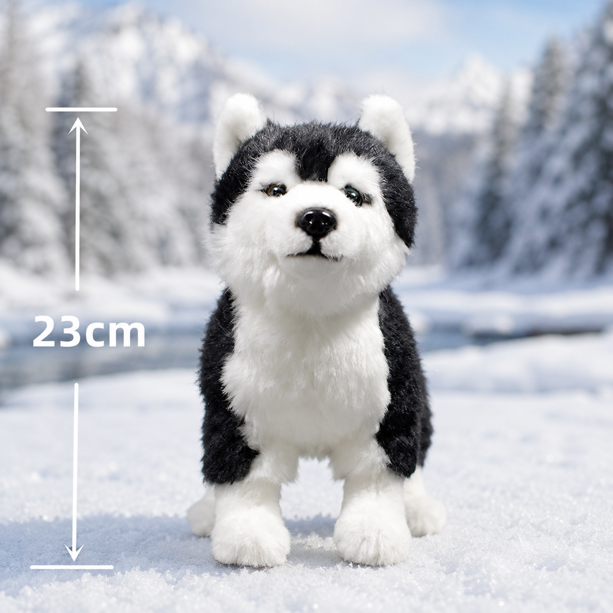 Realistic Husky Plush
