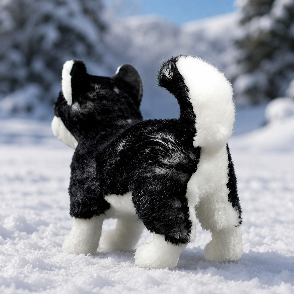 Realistic Husky Plush