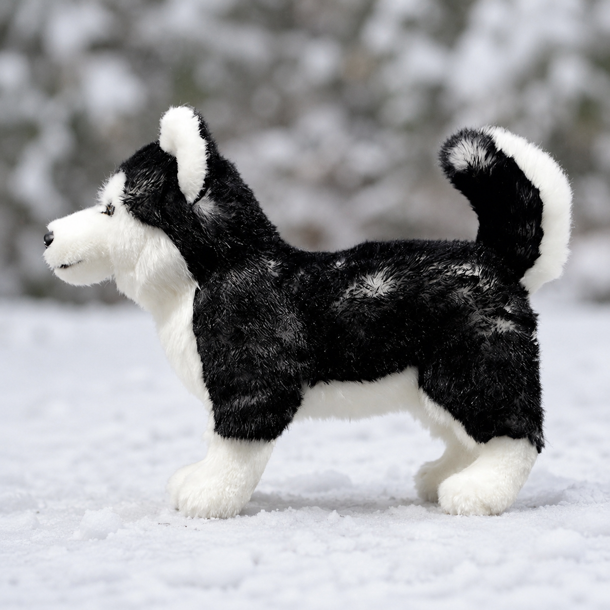 Realistic Husky Plush