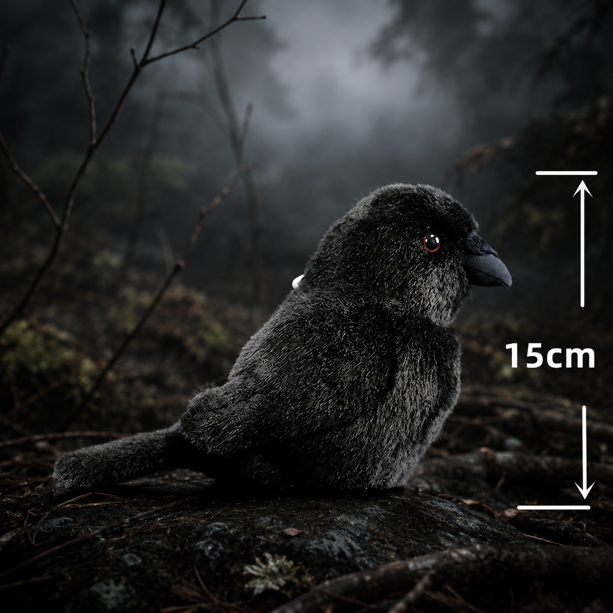 Realistic Raven Plush