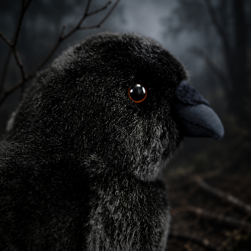 Realistic Raven Plush