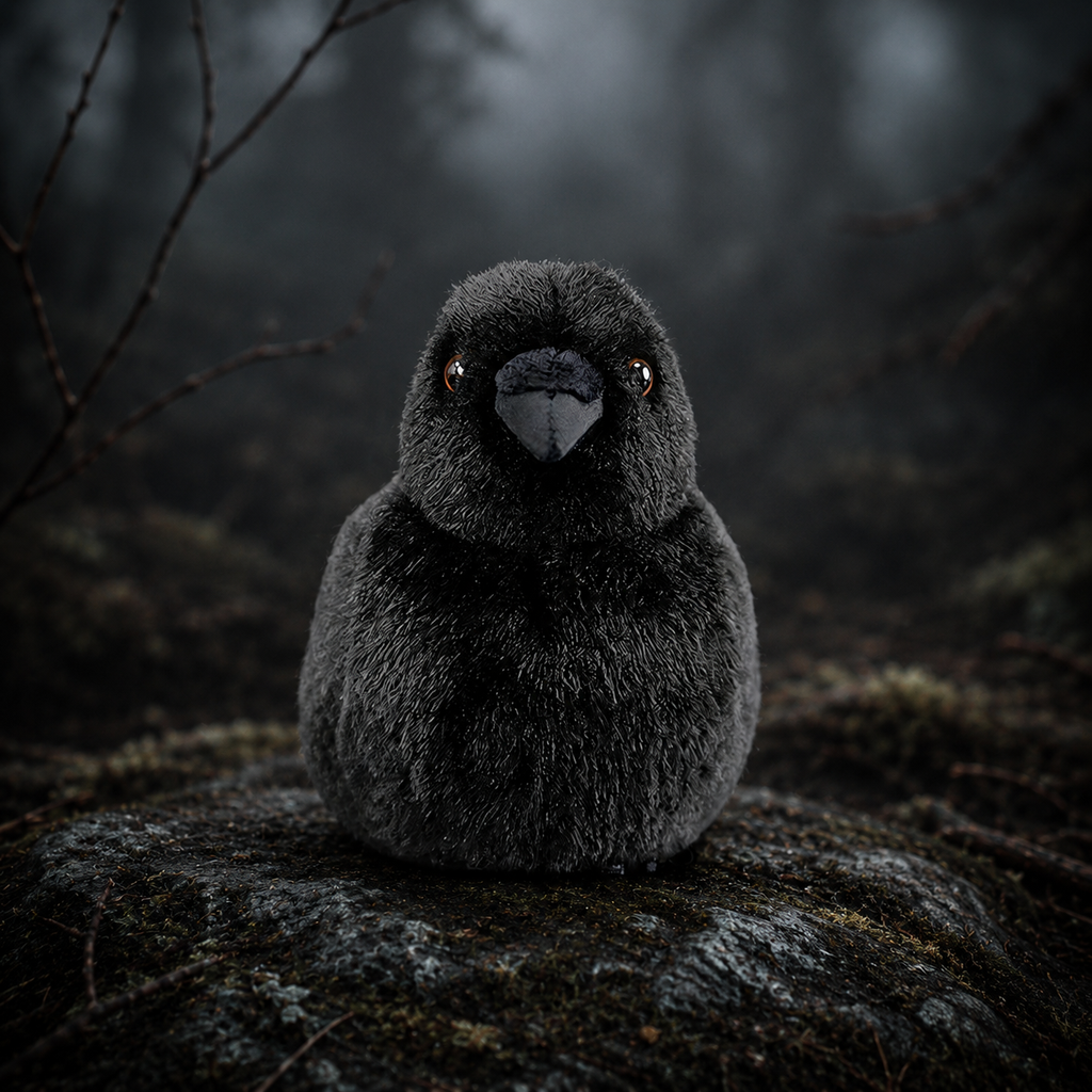 Realistic Raven Plush