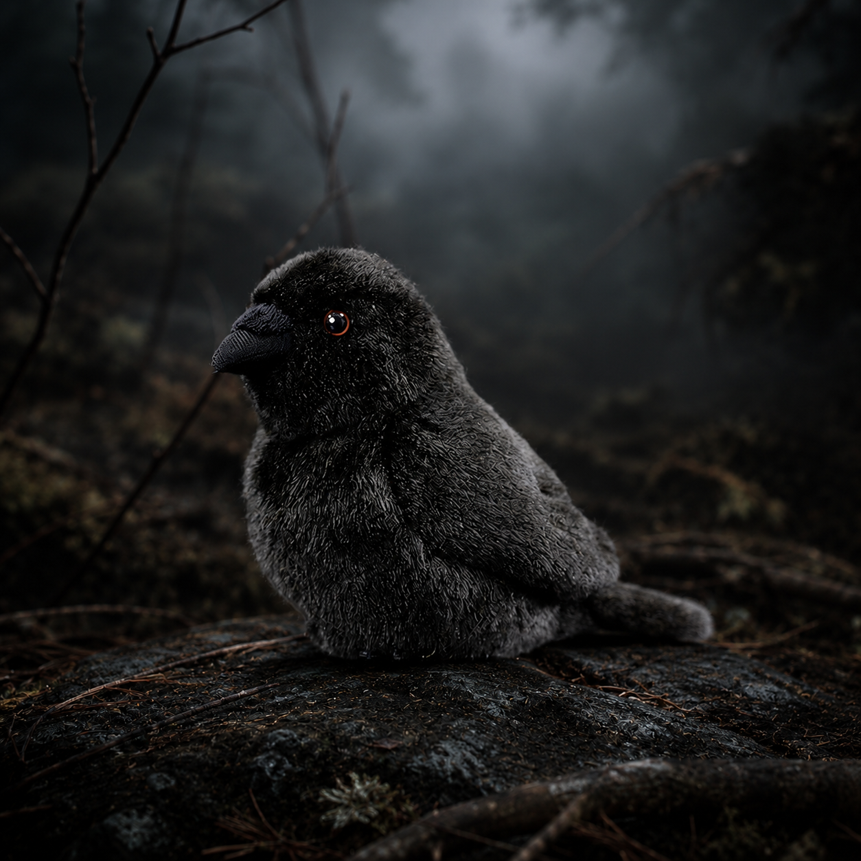 Realistic Raven Plush