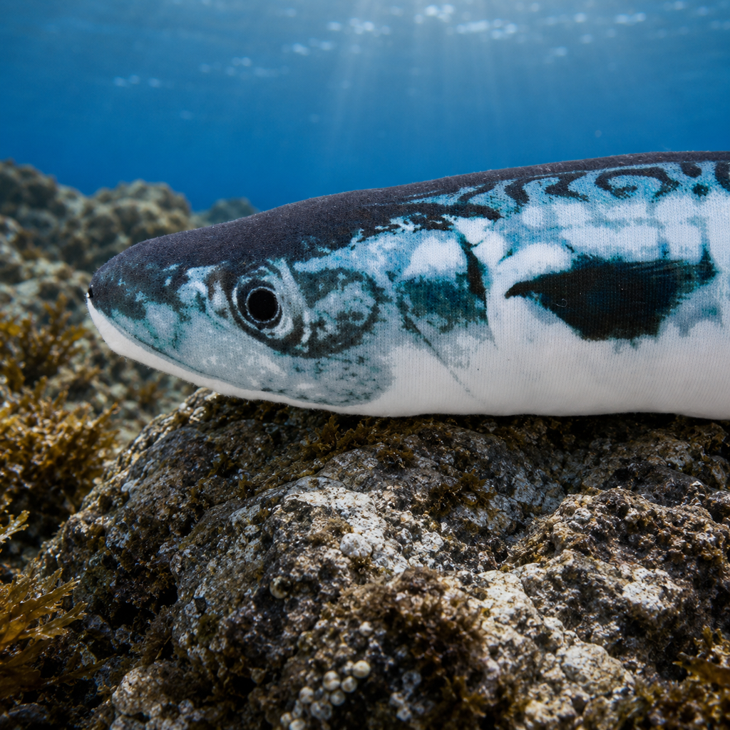 Realistic Mackerel Squishy Plush