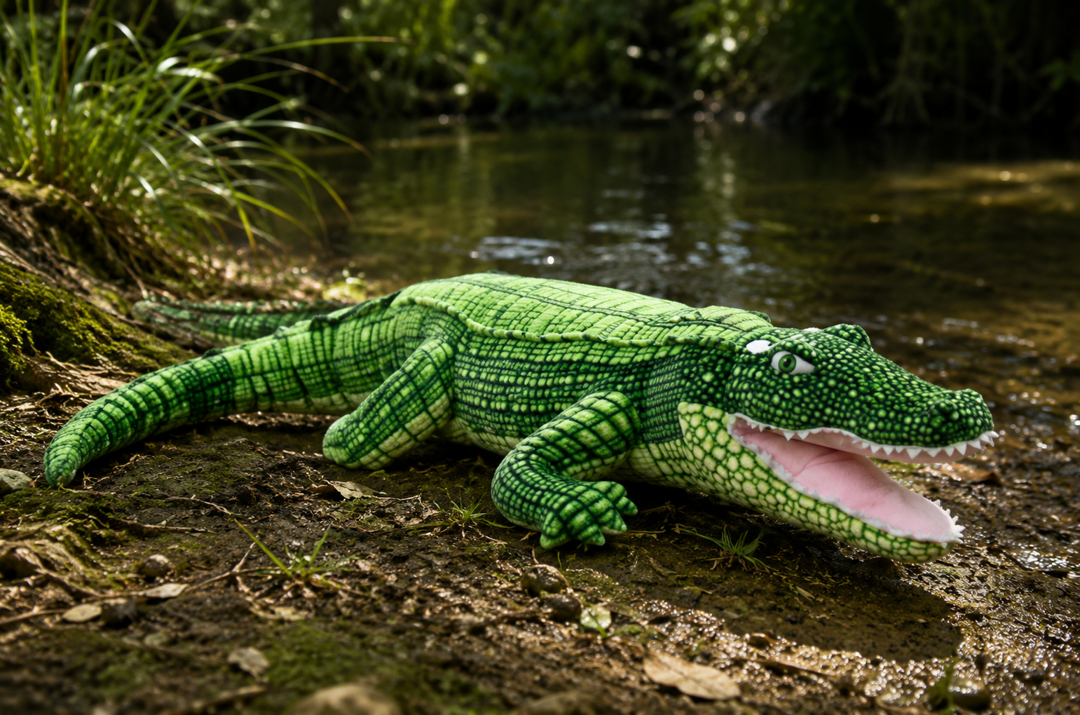 Long Realistic Crocodile Plush