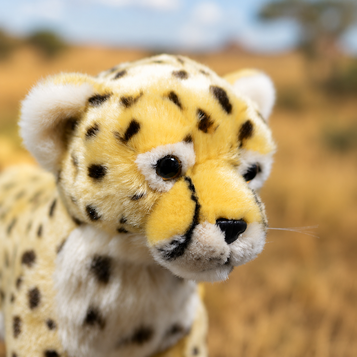 Realistic Baby Cheetah Plush