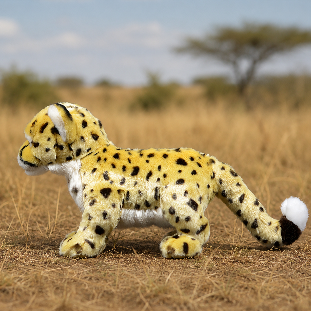 Realistic Baby Cheetah Plush