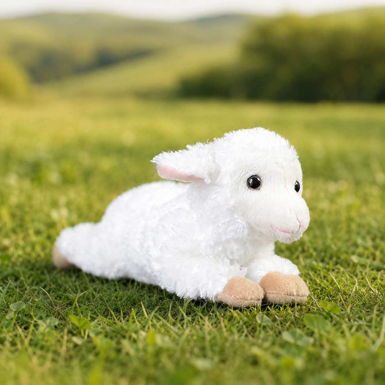 Realistic Baby Sheep Plush