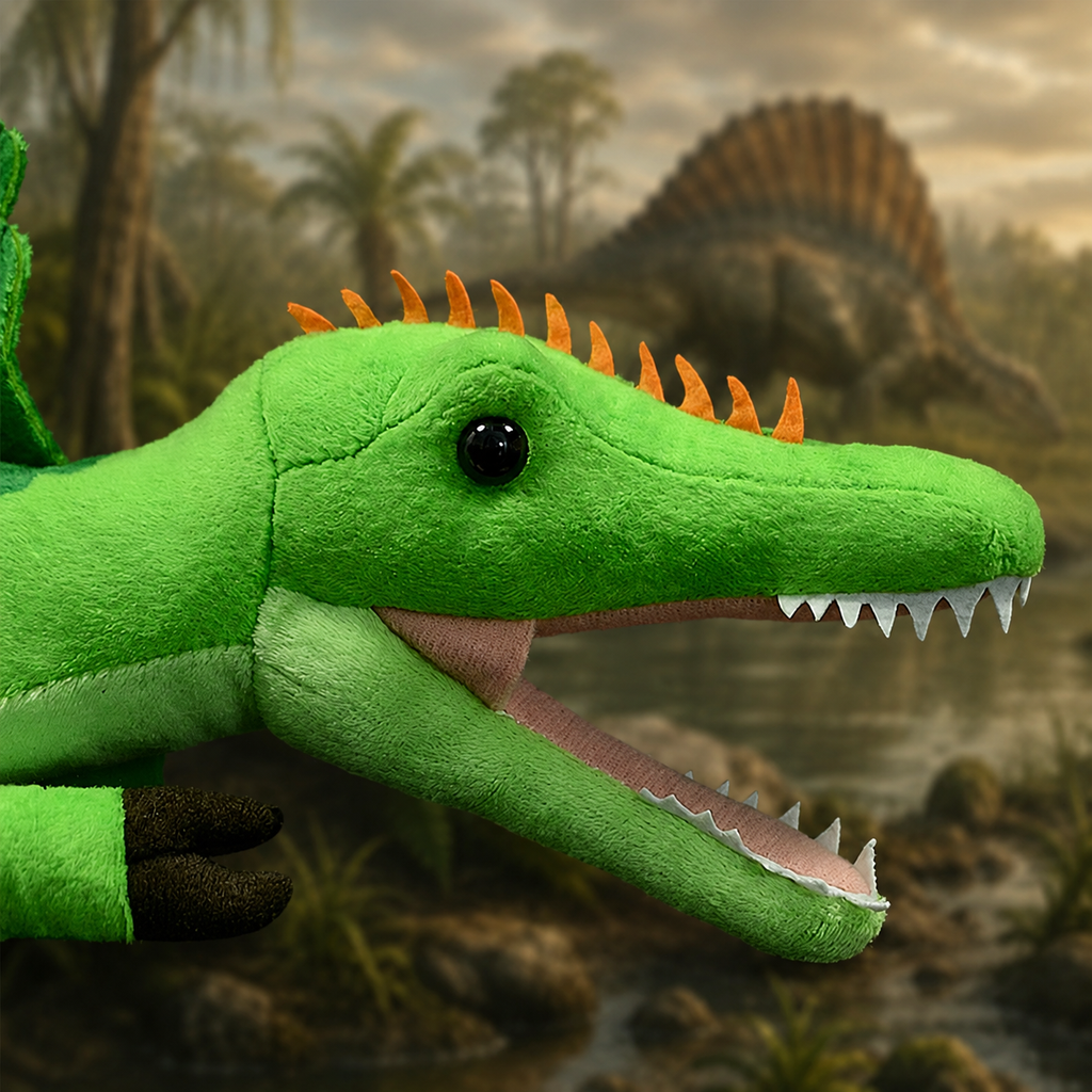Realistic Spinosaurus Dinosaur Plush