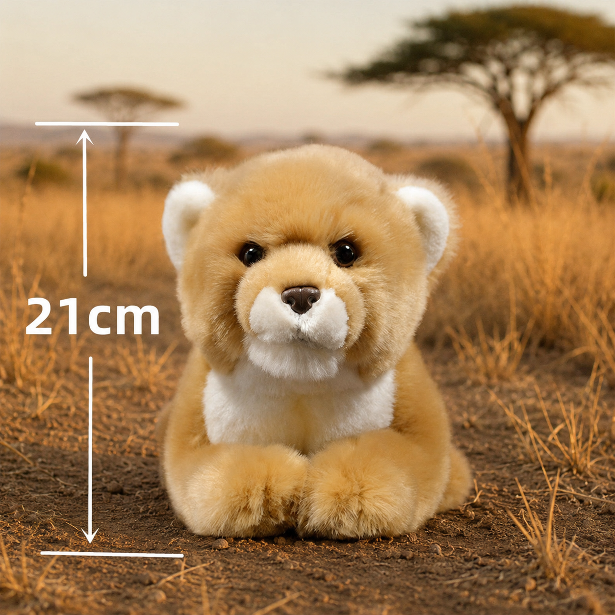 Realistic Lioness Plush