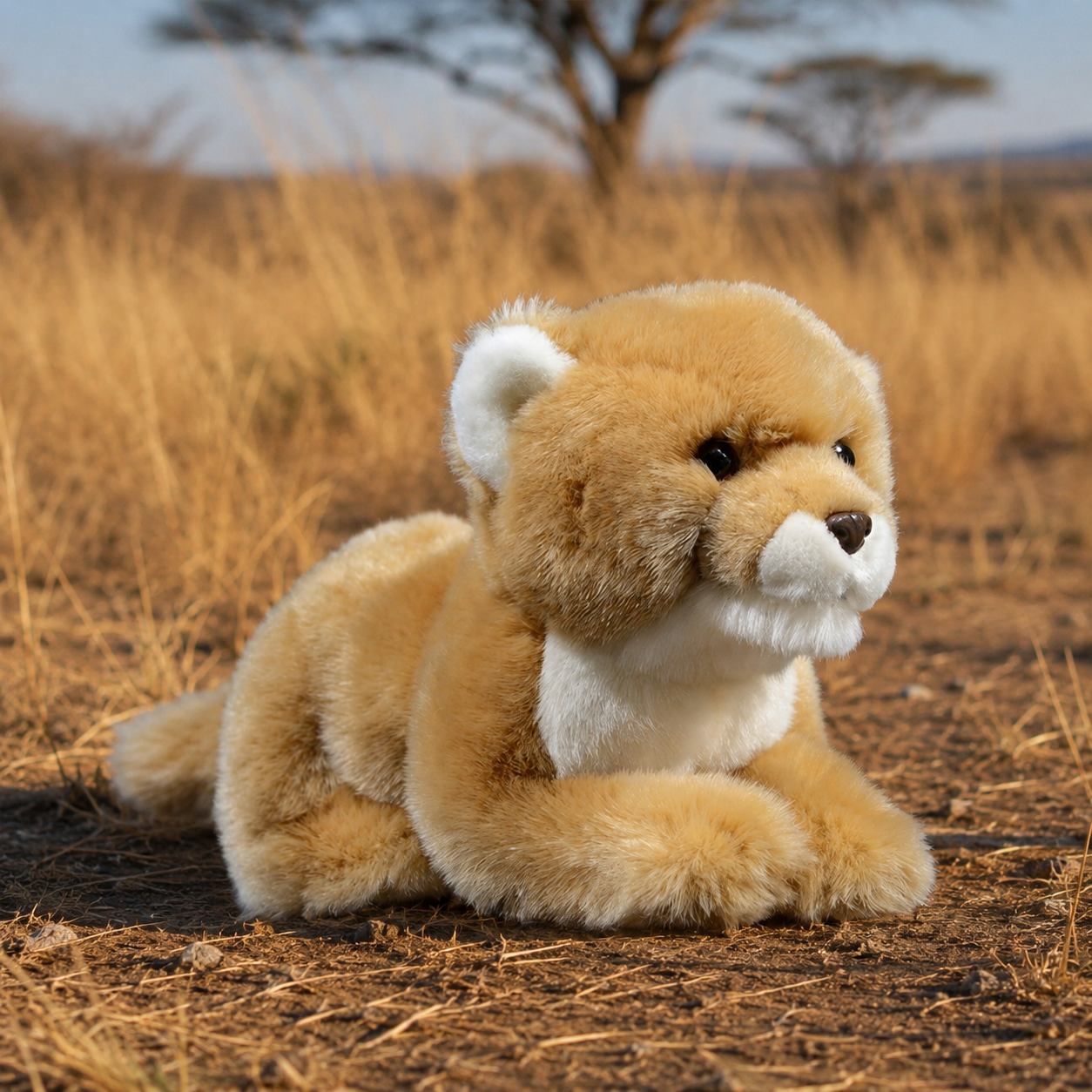 Realistic Lioness Plush