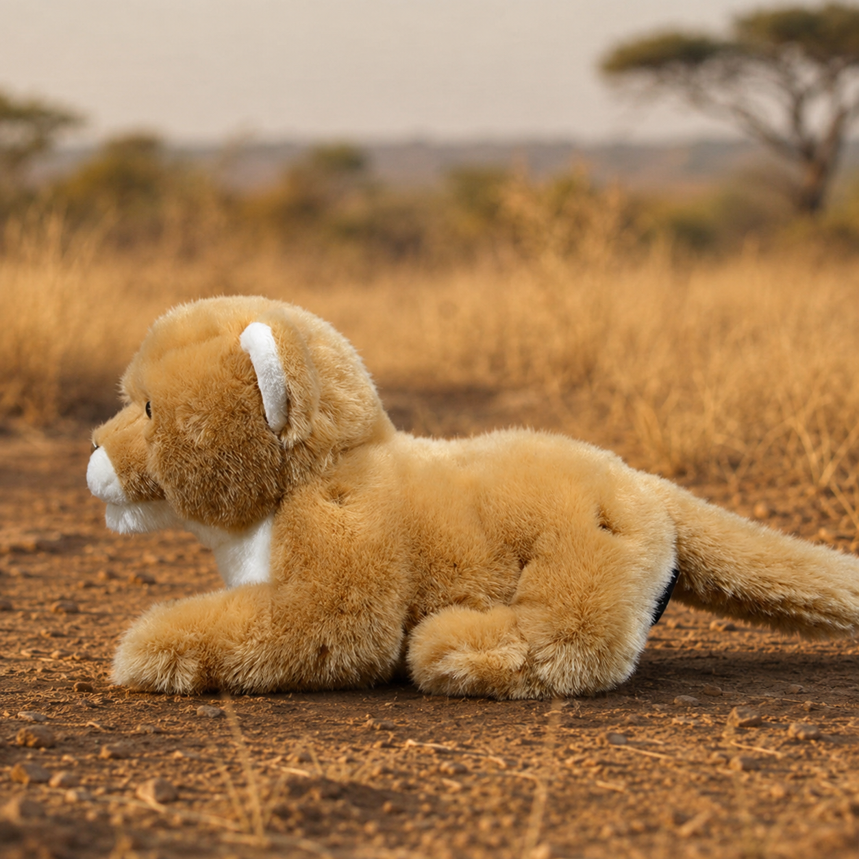 Realistic Lioness Plush