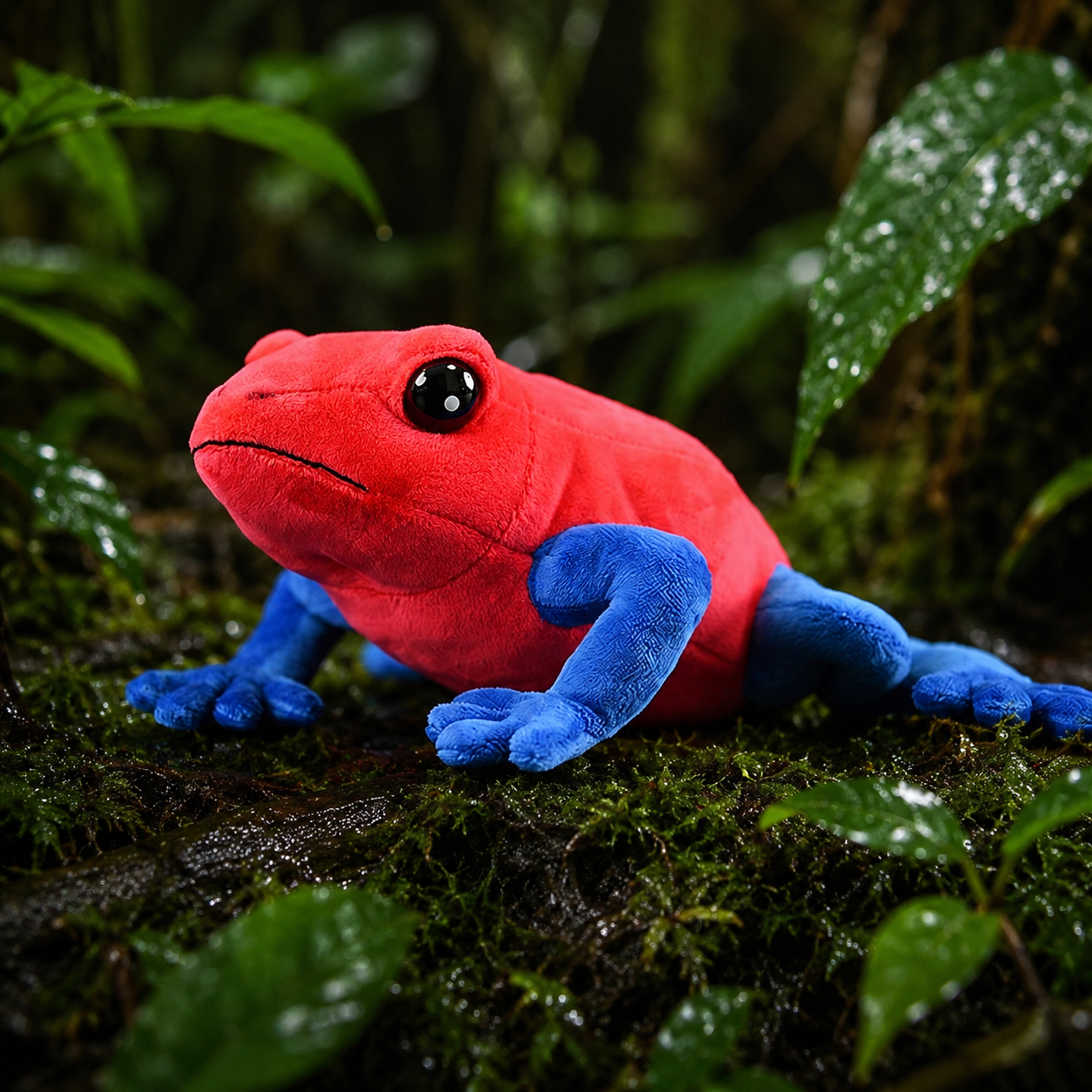 Realistic Strawberry Frog Plush