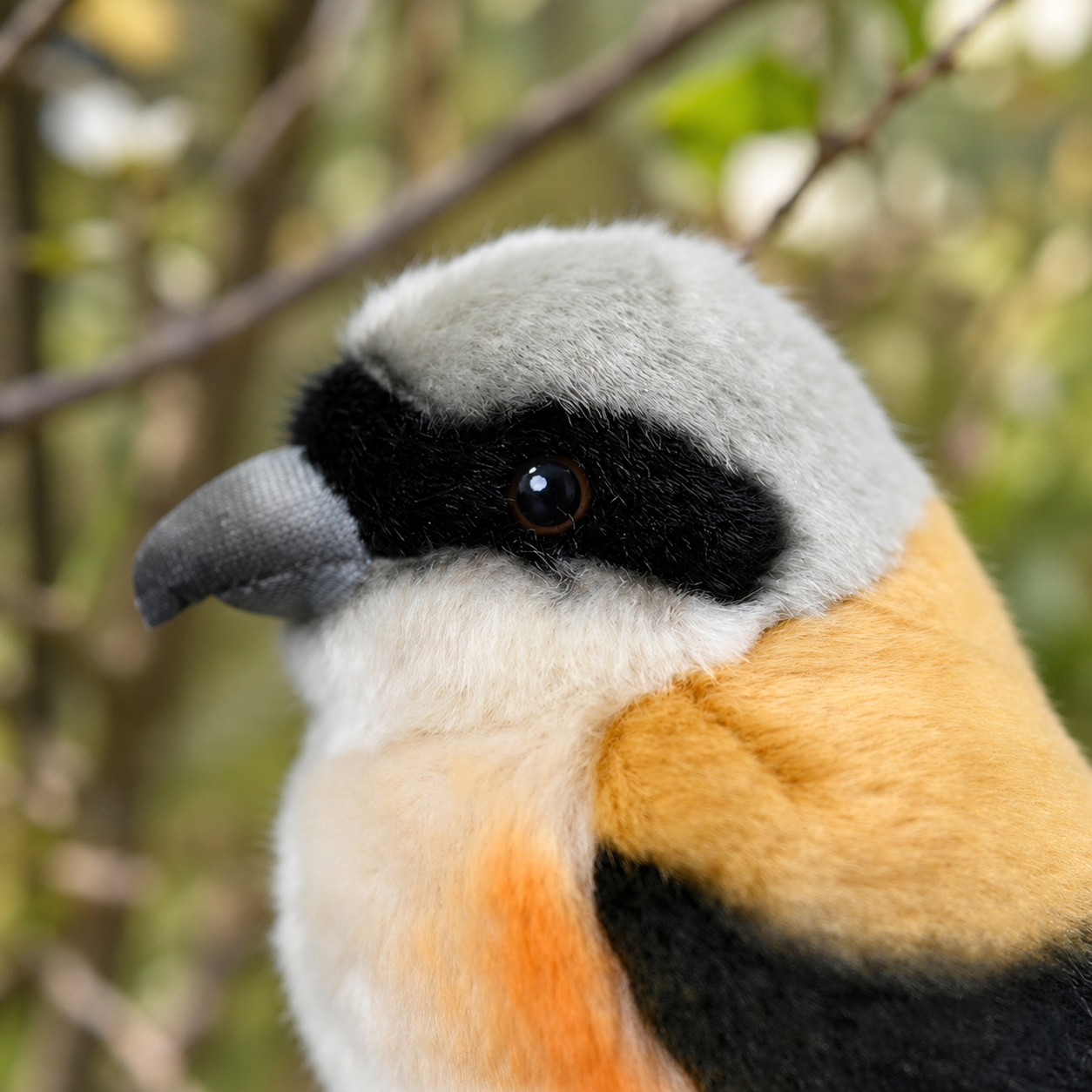 Realistic Mozu Bird Plush