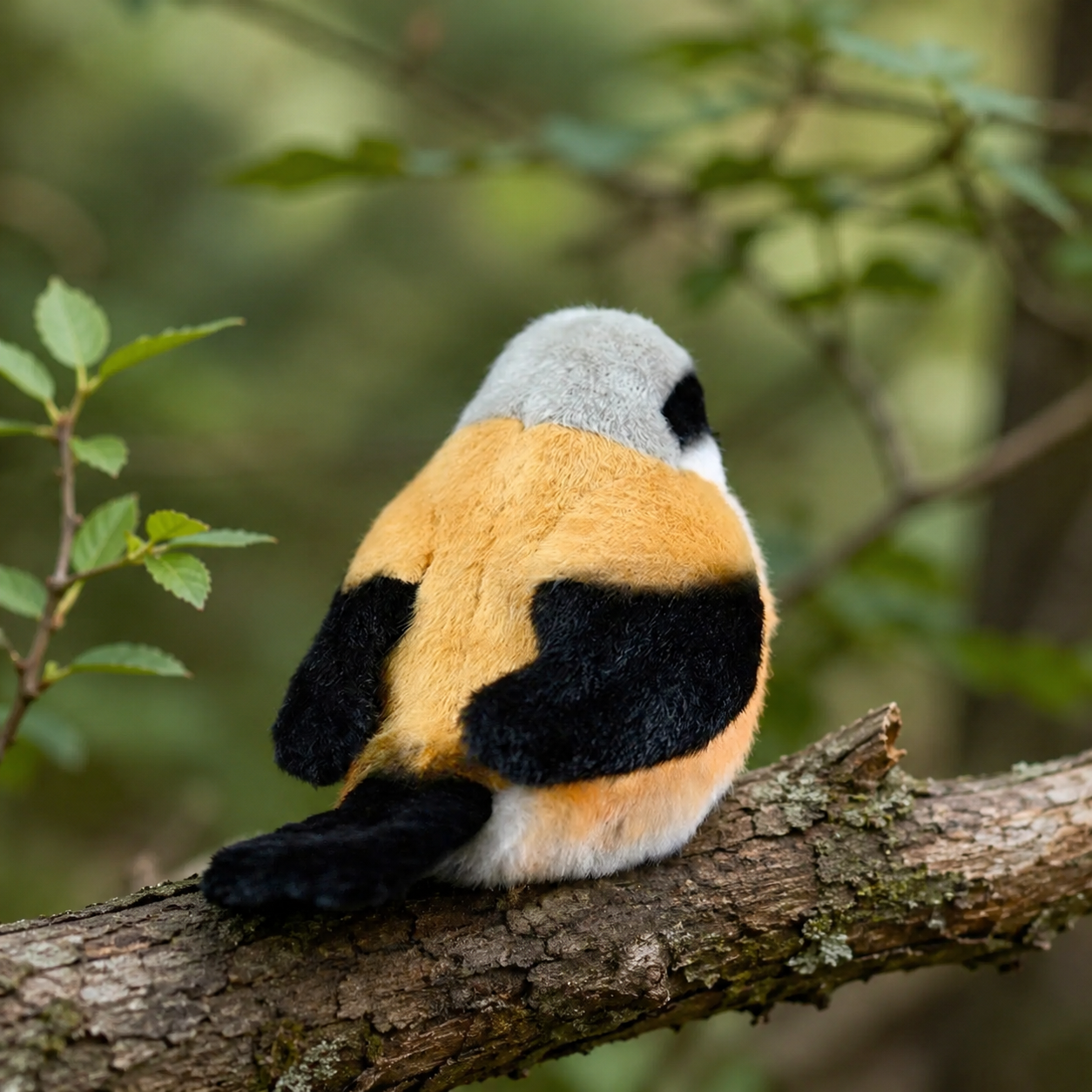 Realistic Mozu Bird Plush