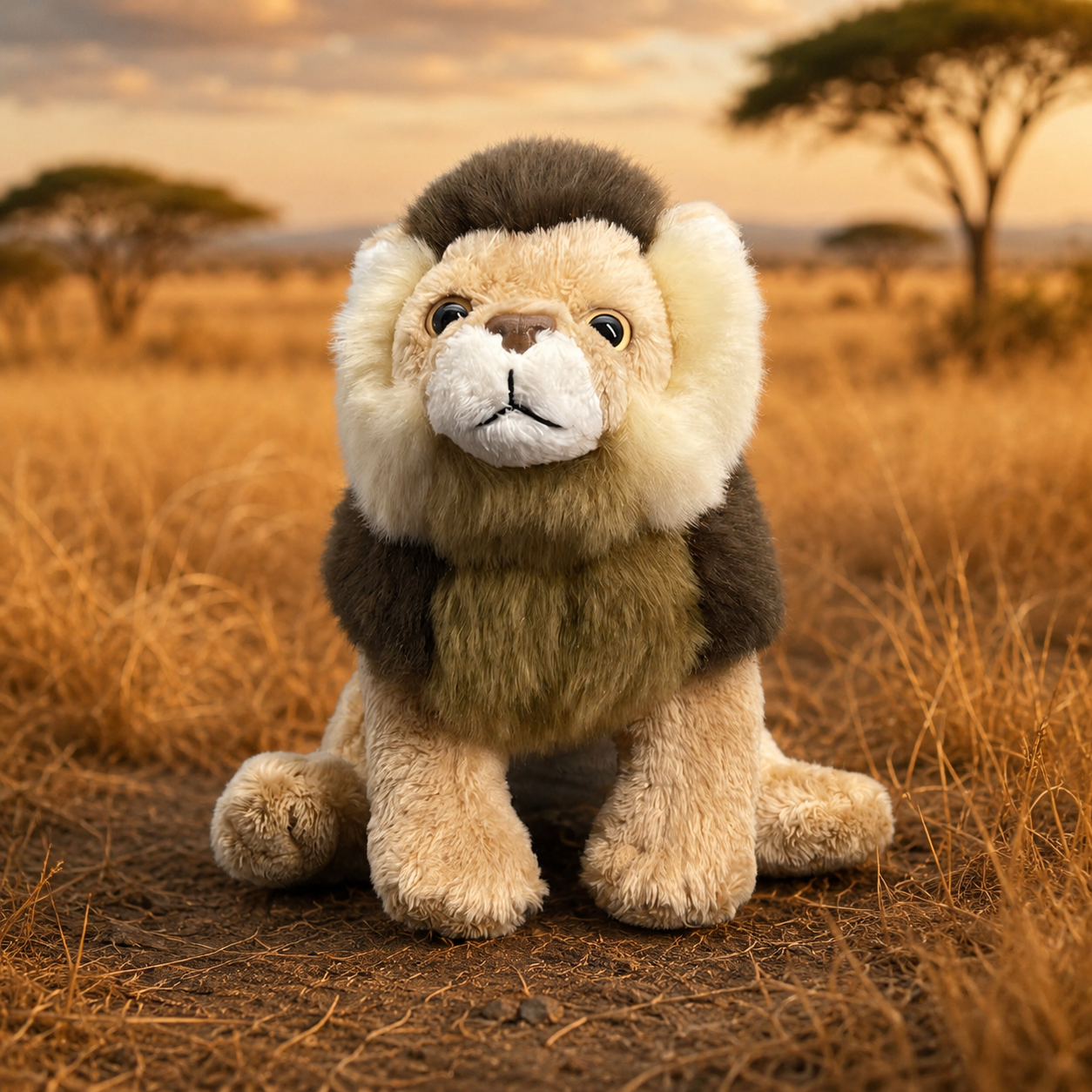 Realistic Lion Plush