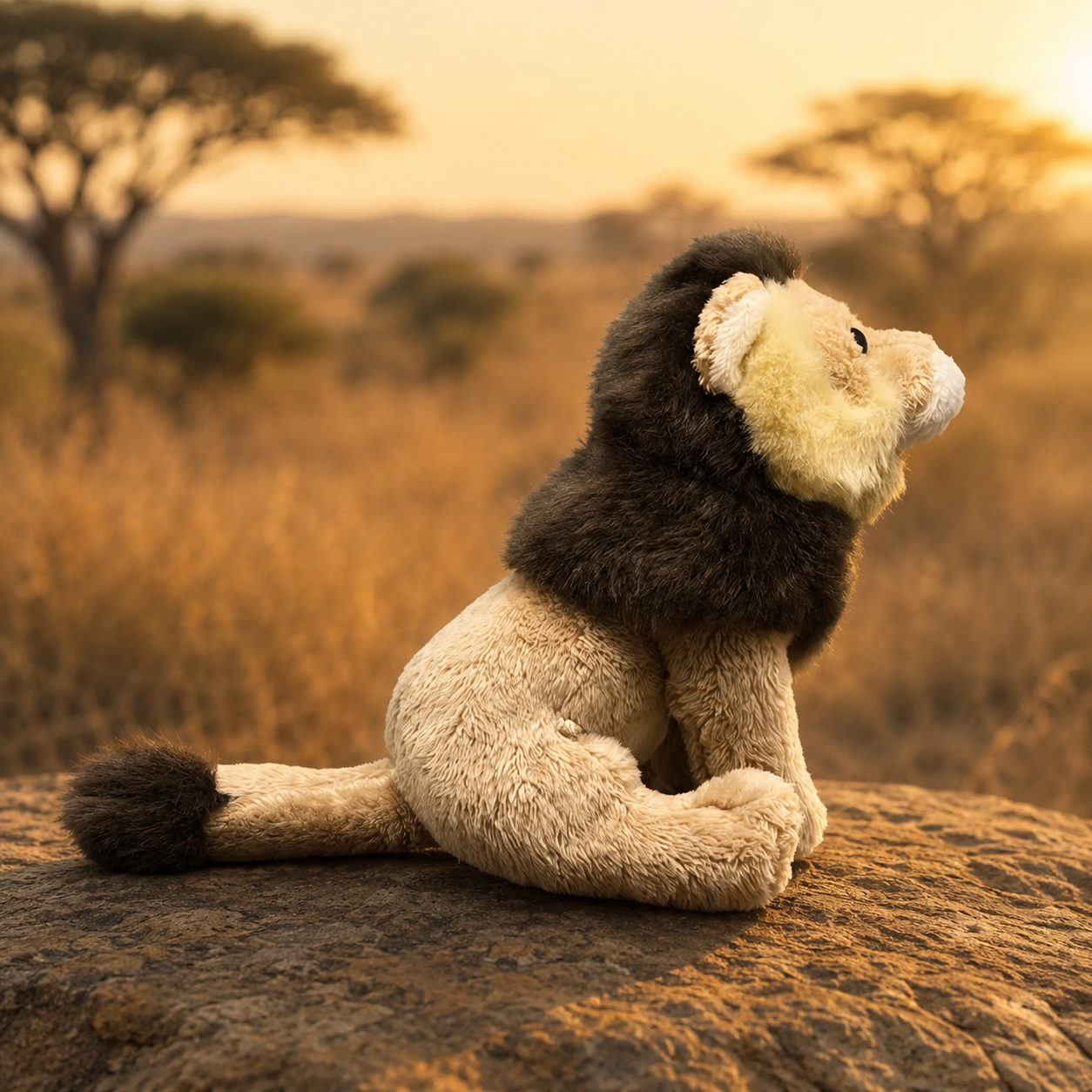 Realistic Lion Plush