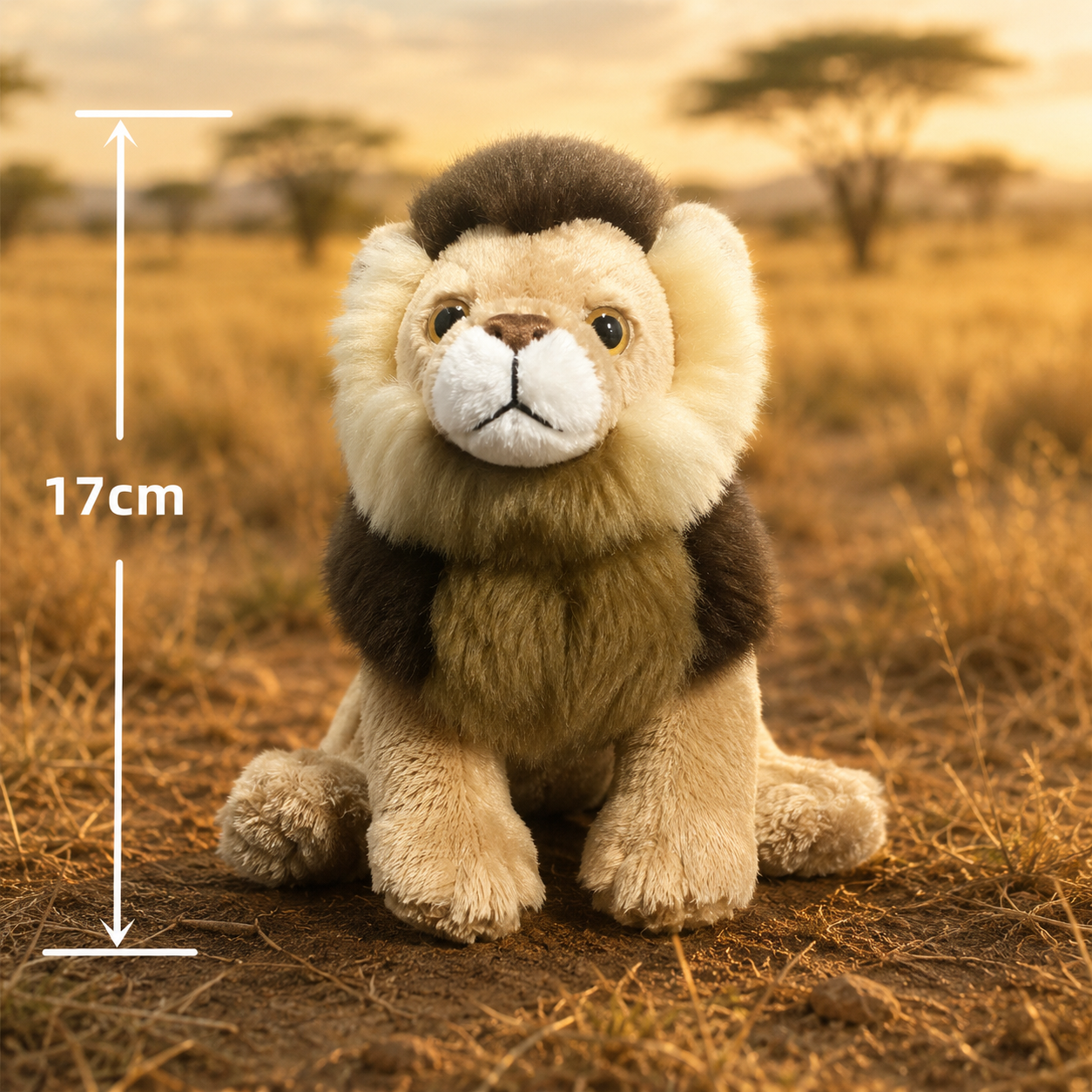 Realistic Lion Plush