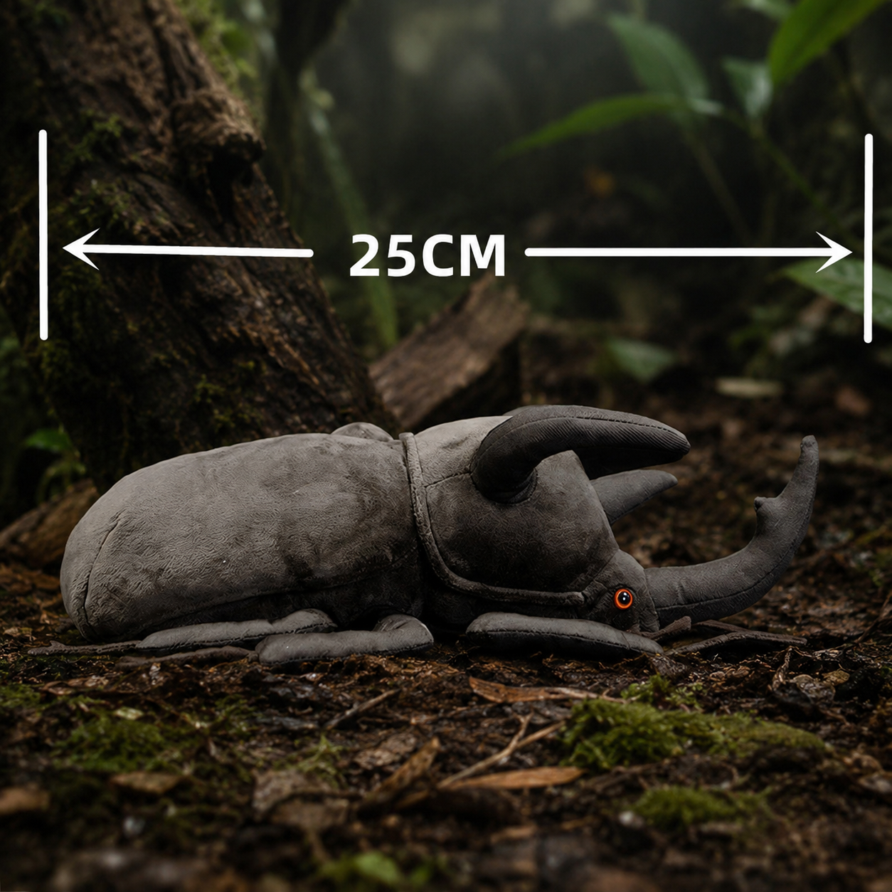 Realistic Atlas Beetle Plush