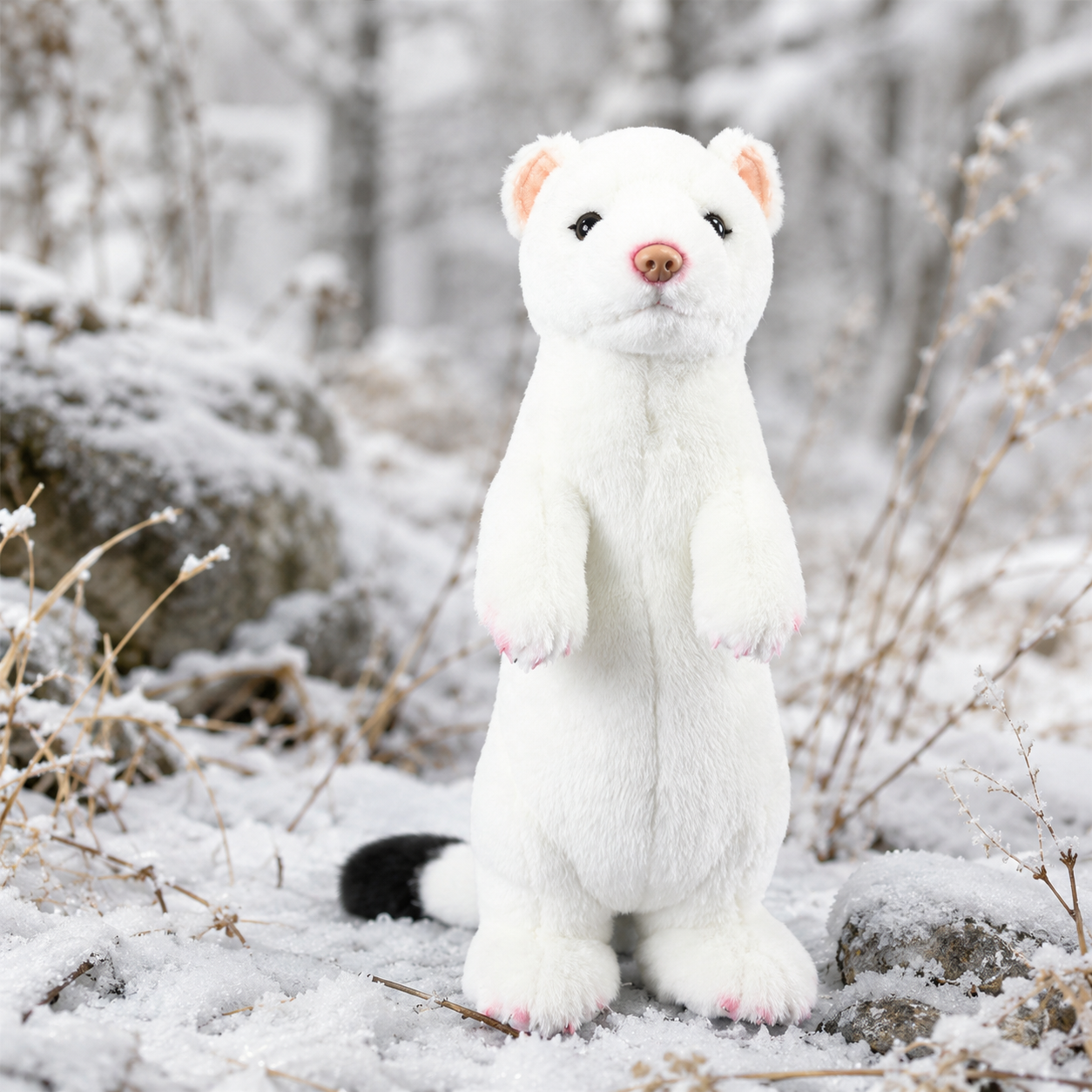 Realistic  Ferret Plush