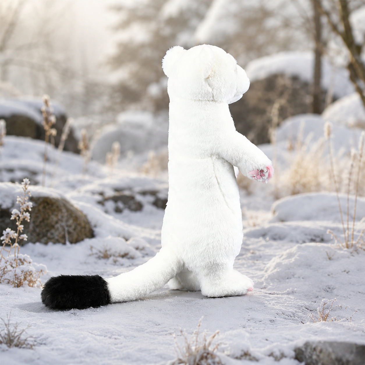 Realistic  Ferret Plush