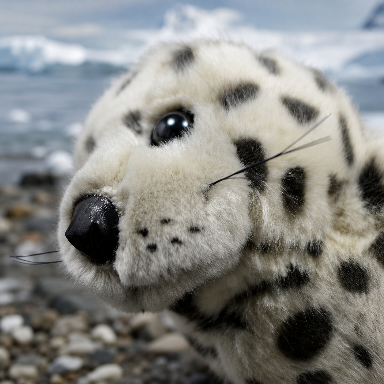 Realistic Leopard Seal Plush
