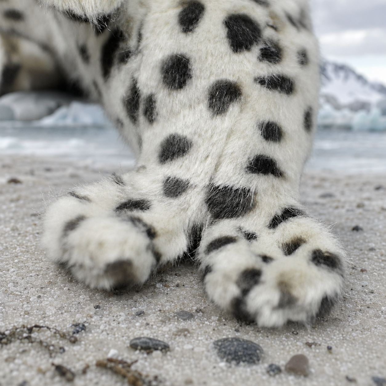 Realistic Leopard Seal Plush