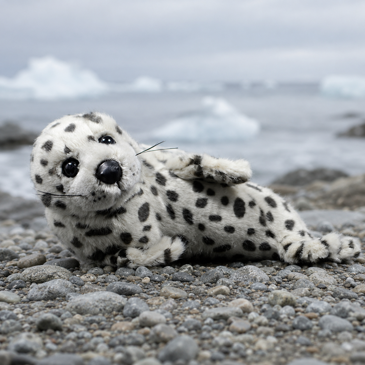 Realistic Leopard Seal Plush