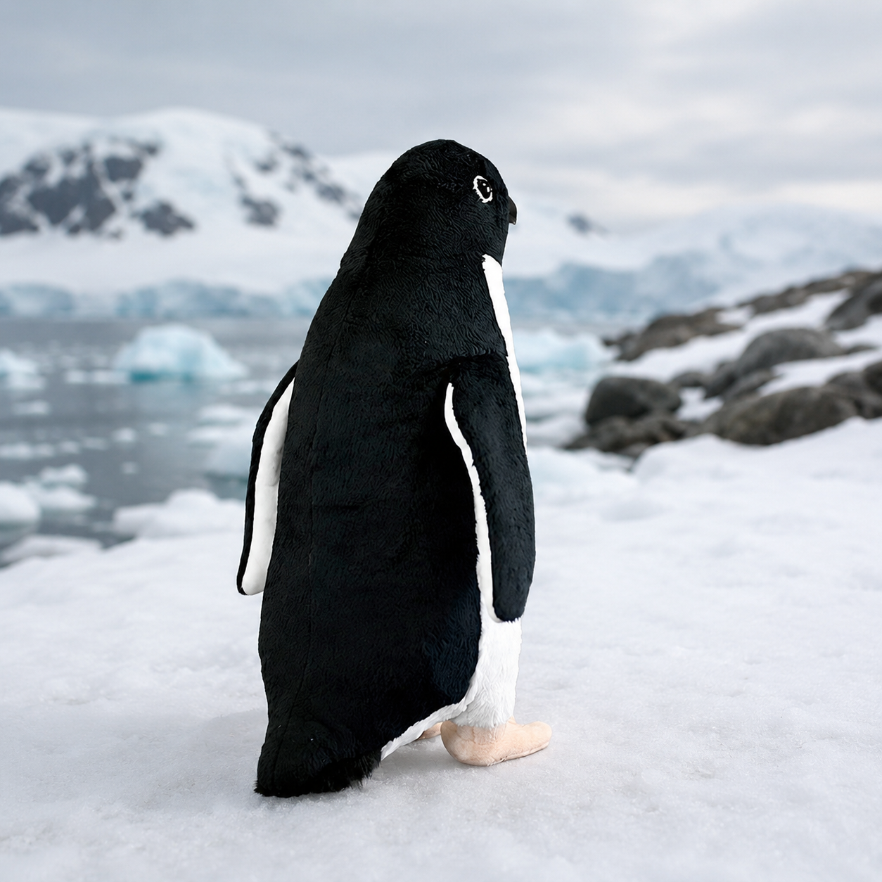 Realistic Adelie Penguin Plush