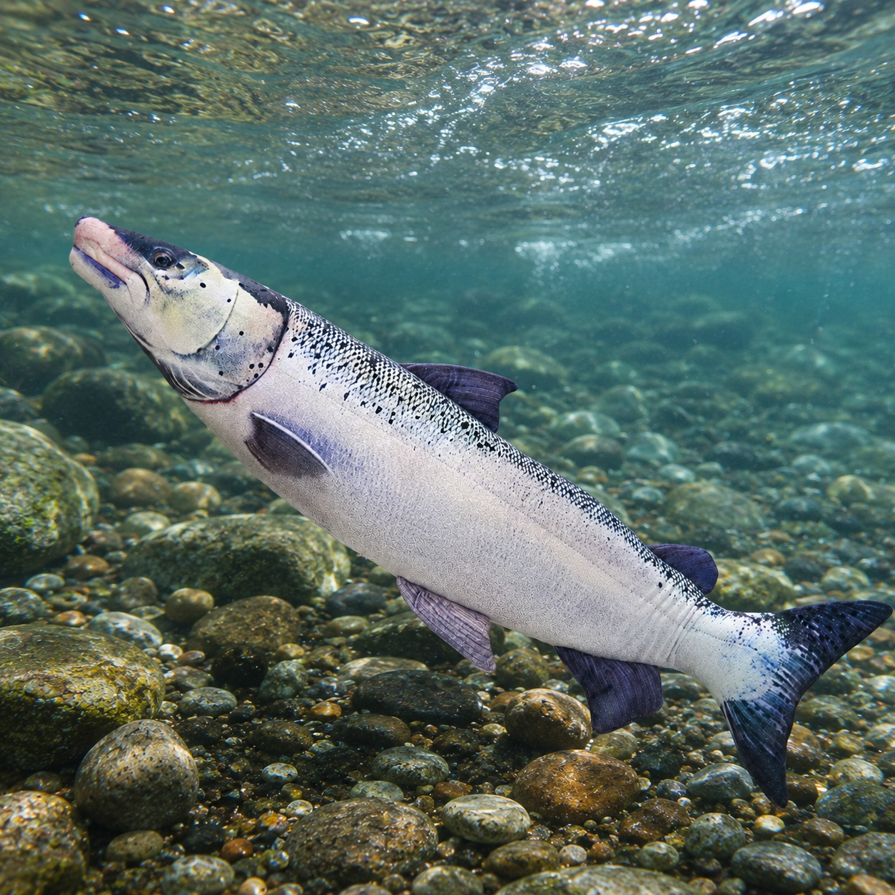 Realistic Salmon Squishy Plush