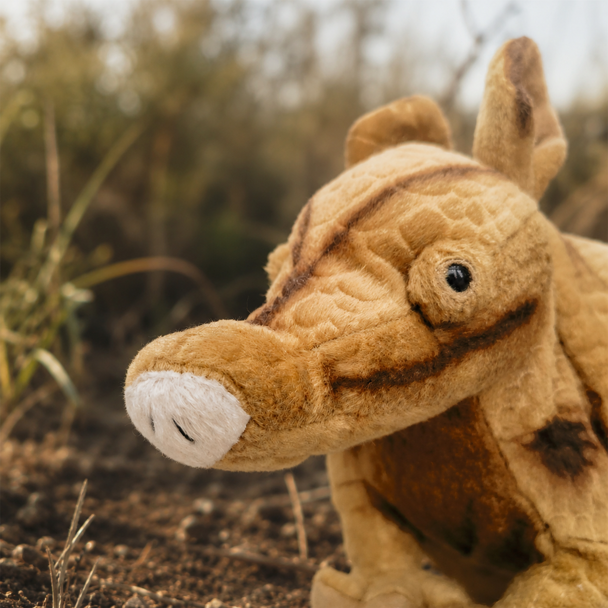 Realistic Armadillo Stuffed Plush