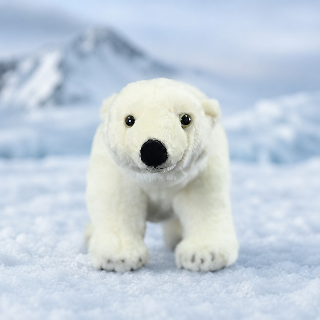 Realistic Polar Bear Plush