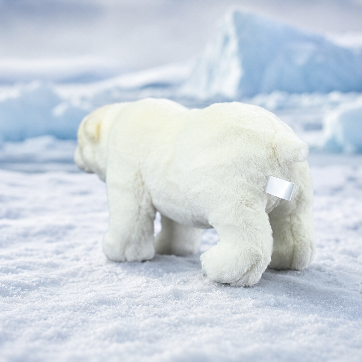 Realistic Polar Bear Plush
