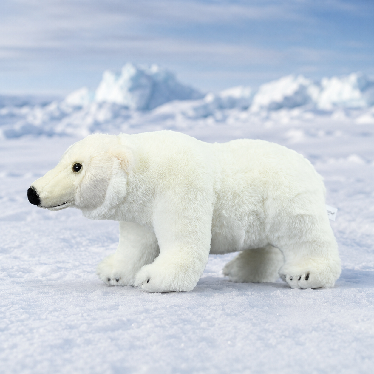 Realistic Polar Bear Plush