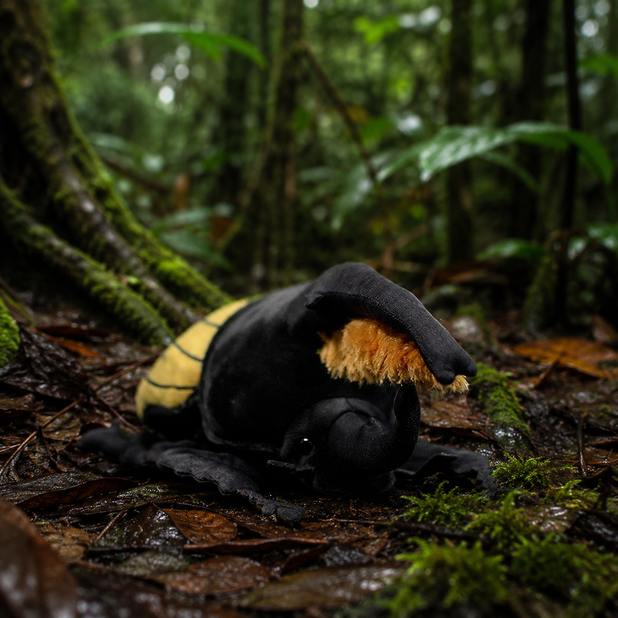 Realistic Hercules Beetle Plush